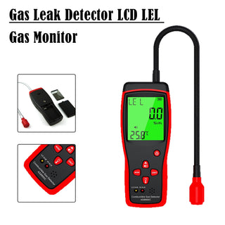 AS8800A Combustible Gas Leak Detector LCD LEL Gas Monitor