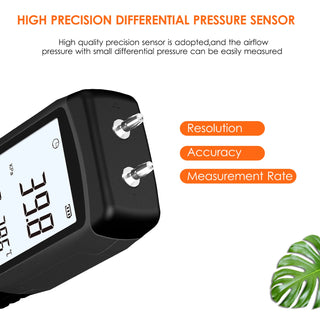 AS511B High Precision Digital Differential Pressure Gauge -206.8~206.8KPA