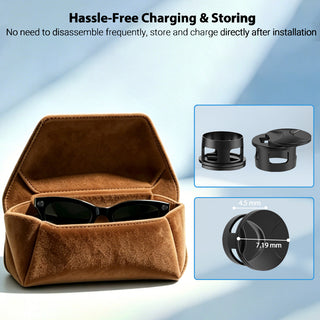 4 PC LED Light Blocking Covers for Ray-Ban Meta All Series Smart Glasses Gen1 Gen2 Black
