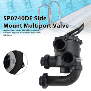 SP0740DE Valve Assembly For Hayward D.E. Filter 2 In SKT 4-Way Valve
