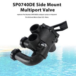 SP0740DE Valve Assembly For Hayward D.E. Filter 2 In SKT 4-Way Valve