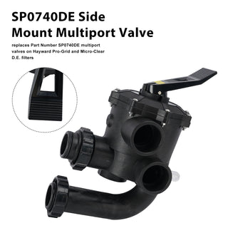 SP0740DE Valve Assembly For Hayward D.E. Filter 2 In SKT 4-Way Valve