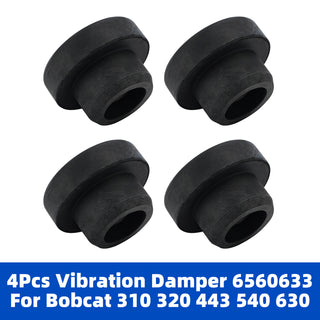 4Pcs Vibration Damper 6560633 For Bobcat 310 320 443 540 630 743 751 753 873