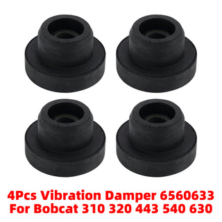 4Pcs Vibration Damper 6560633 For Bobcat 310 320 443 540 630 743 751 753 873