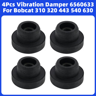 4Pcs Vibration Damper 6560633 For Bobcat 310 320 443 540 630 743 751 753 873