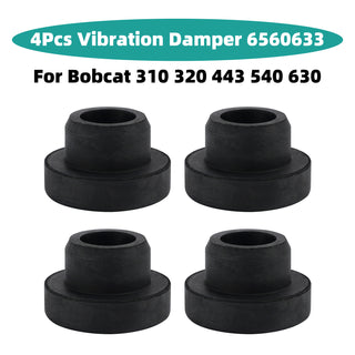 4Pcs Vibration Damper 6560633 For Bobcat 310 320 443 540 630 743 751 753 873
