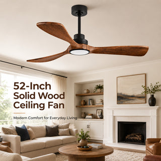 52" Smart Ceiling Fan with Light