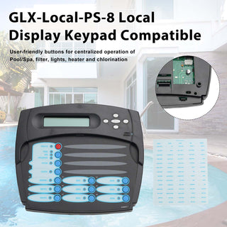 GLX-LOCAL-PS-8 Local Display Keypad for Control Panel Hayward Goldline AQL-PS-8