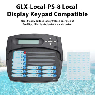 GLX-LOCAL-PS-8 Local Display Keypad for Control Panel Hayward Goldline AQL-PS-8