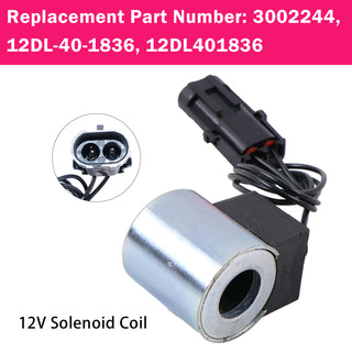 3002244 12v Solenoid Coil Fits For Hydac 12DL-40-1836 12DL401836