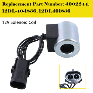 3002244 12v Solenoid Coil Fits For Hydac 12DL-40-1836 12DL401836