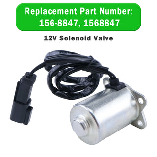 156-8847 12V Swing Solenoid Valve For Caterpillar 3013 3024 Engine 302.5 303 CR