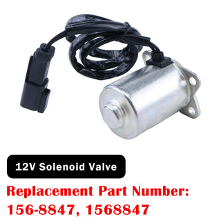 156-8847 12V Swing Solenoid Valve For Caterpillar 3013 3024 Engine 302.5 303 CR