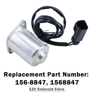 156-8847 12V Swing Solenoid Valve For Caterpillar 3013 3024 Engine 302.5 303 CR