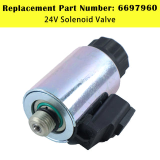 6697960 Solenoid Valve 24V For Bobcat S175 S185 S595 S650 T110 T140 T180 T250