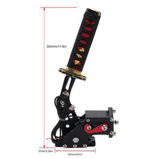 Logitech G27 G25 G29 T500 T300 FANATECOSW LFS DIRT RALLY 14Bit PC USB3.0 SIM Handbrake Sword Hilt