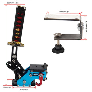 Logitech G27 G25 G29 T500 T300 FANATECOSW LFS DIRT RALLY 14Bit PC USB3.0 SIM Handbrake Sword Hilt