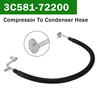 3C581-72200 Compressor To Condenser Hose Fits For Kubota M8540 M9540 Tractors