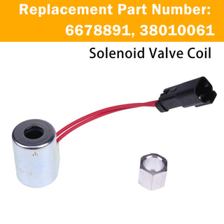 6678891 38010061 Solenoid Valve Coil For Bobcat S300 T140 T180 T190 T250 T320