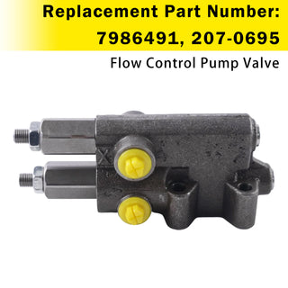 7986491 Flow Control Pump Valve For Rexroth Caterpillar E345D E330D Excavator