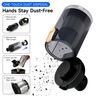 20000Pa Cordless Handheld Vacuum Cleaner Strong Real Suction For Car and Home