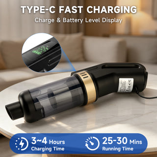 20000Pa Cordless Handheld Vacuum Cleaner Strong Real Suction For Car and Home