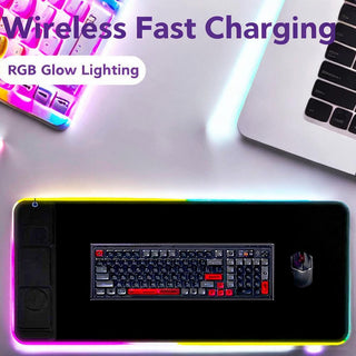Magnetic Phone Earphones Watch 7-IN-1 Wireless Charging Mouse Pad Phone Holder