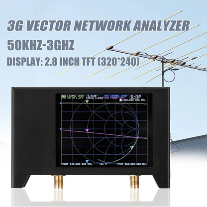 NanoVNA V-Two 3G 2.8" Vector Network Antenna Analyzer 50kHz-3GHz Shortwave Generic