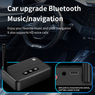 NFC Bluetooth 5.4 Audio Receiver AUX/RCA Old Speaker Amplifier Car Flash Drive