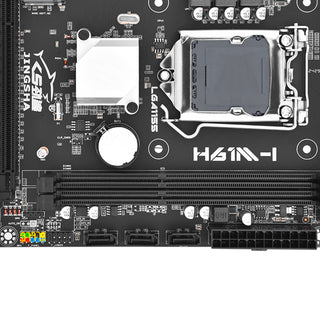 2*DDR3 USB2.0 SATA2 NVME Bluetooth H61M-I Mining Motherboard LGA 1155