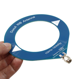 10kHz-180MHz Full-Band Ring Donut Antenna Shortwave/Medium Wave SDR Reception