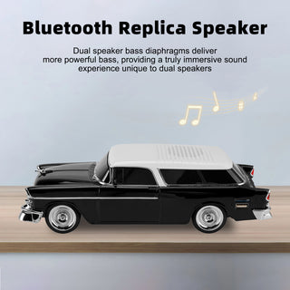WS-1955 Bluetooth Replica Speaker Retro Speaker Car Design HD Sound TWS FM Radio