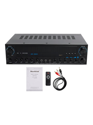 3600W Peak Stereo HiFi Power Bluetooth Amplifier High-Power 5.1 Subwoofer Home