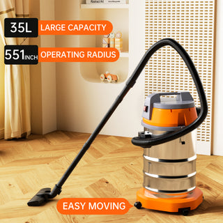 Topteng Wet Dry Blow Three Uses 10 Gallon 3200w 8 Peak Hp Stainless Steel Vacuum Cleaner