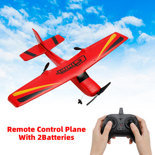 Z50 RC Airplane – 2CH Indoor Plane with 2 Batteries & Gyro