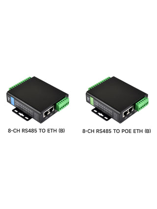 Industrial Isolated Serial Port Module Serial Port Server Eight-Way RS485 to RJ45