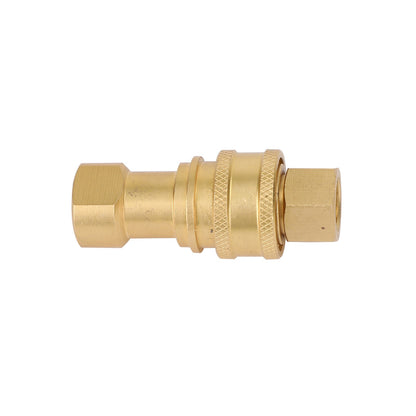 1 Sets 1/4" NPT ISO 7241-B Quick Disconnect Hydraulic Couplings/Couplers Brass Generic