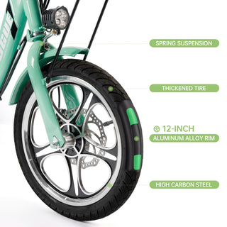 Electric Folding Tricycle 400W, 3-Wheel Bike for Adults, 48V Battery