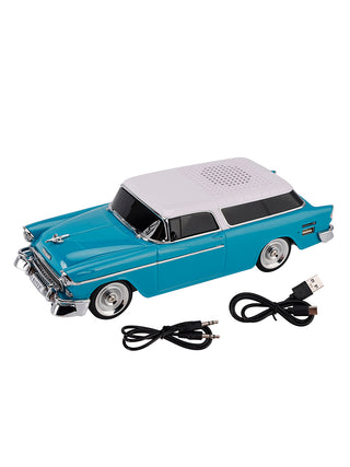 WS-1955 Bluetooth Replica Speaker Retro Speaker Car Design HD Sound TWS FM Radio