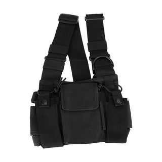 Universal Tactical Multifunctional Chest Harness Bag for Field Operations Radio