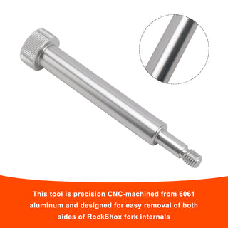Fork Lower Leg Removal Tool-Threaded punch to remove spring/damper side For Rockshox