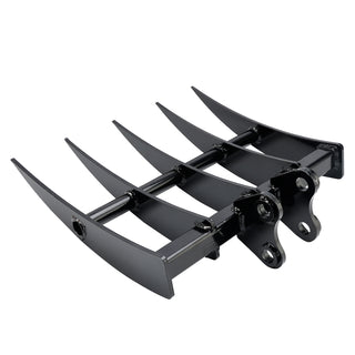 Alloy Steel Rake Attachment For Mini Excavators Excavator Small Digger