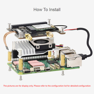 Raspberry Pi 5 Adapter Board Pi5 Expansion Board For NGFF Wireless Network Card
