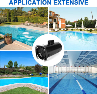 USQ1202 Pool Pump Motor Single Speed Pool Motor 2 HP High Efficiency