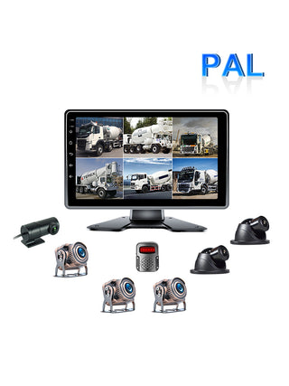 10.1 inch 1024*600 IPS Touch Version with BSD for RV Truck Bus + 4 Backup Camera