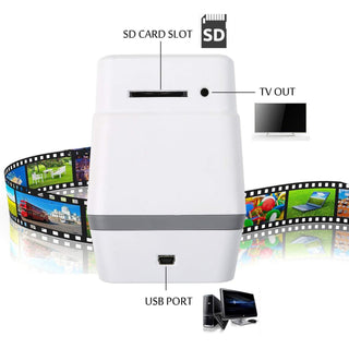 Old Negative Film Scanner 14MP 22MP 126KPK/135/110/Super 8 Films Film Scanner HD