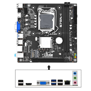 B75M-I LGA 1155 Mini-ITX Motherboard with M.2 NVMe/NGFF Slot, DDR3, SATA 3.0, USB 3.0, HDMI