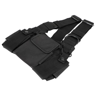 Universal Tactical Multifunctional Chest Harness Bag for Field Operations Radio