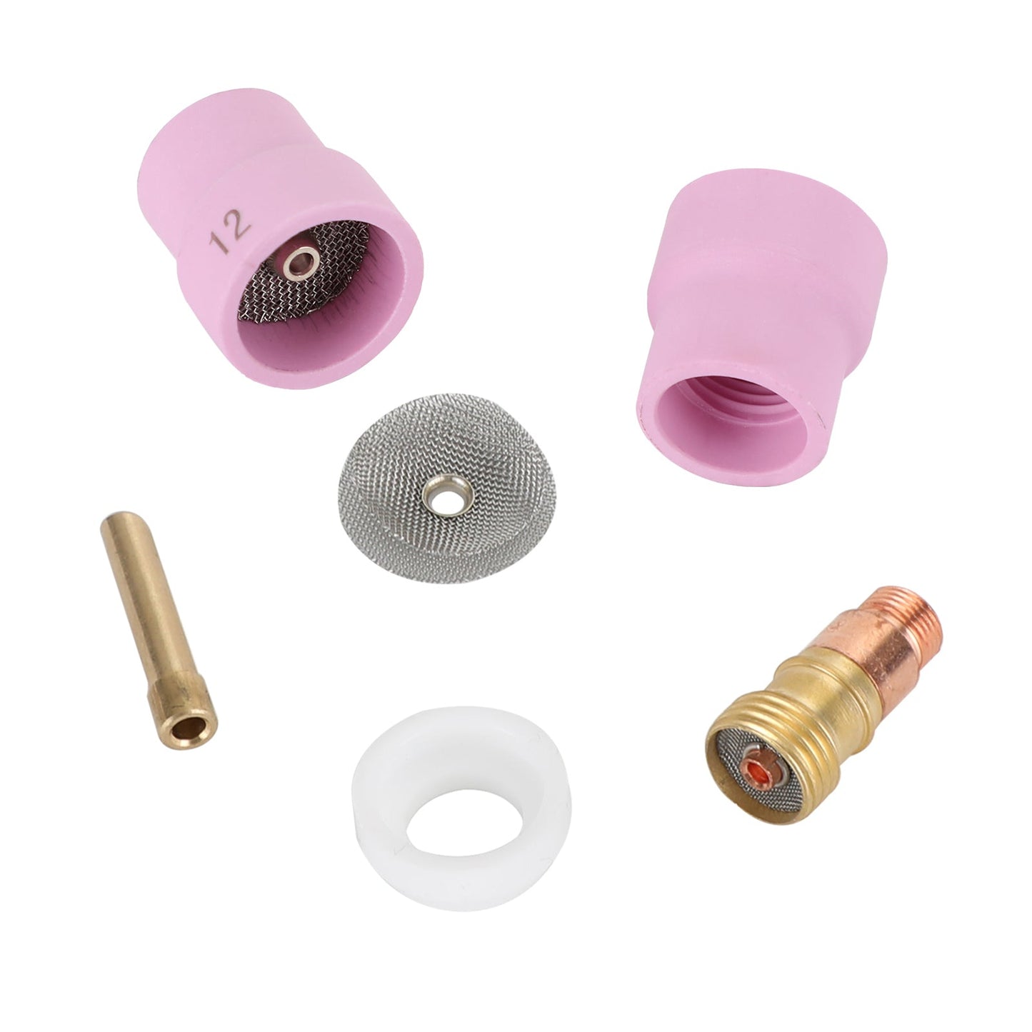 #12 Ceramic Glass Cup Complete Kit For Wp-17 18 & 26 Series Tig Torches Generic