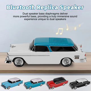 WS-1955 Bluetooth Replica Speaker Retro Speaker Car Design HD Sound TWS FM Radio